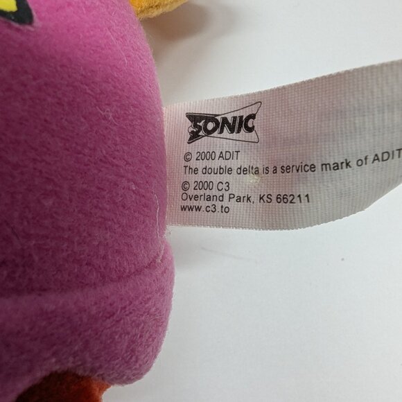 Vintage 2000 Sonic Fast Food Wacky Pack 10 Inch Cherrie Plush Toy - Picture 8 of 9